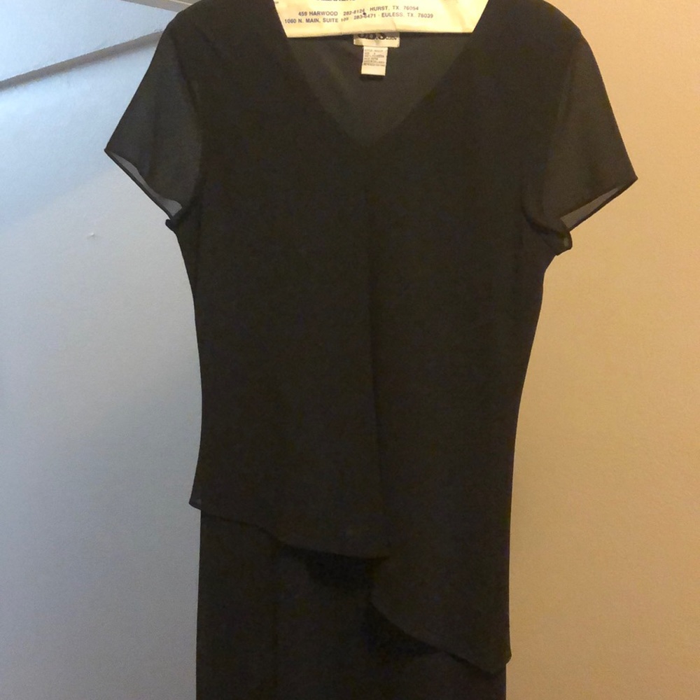 Black long dress